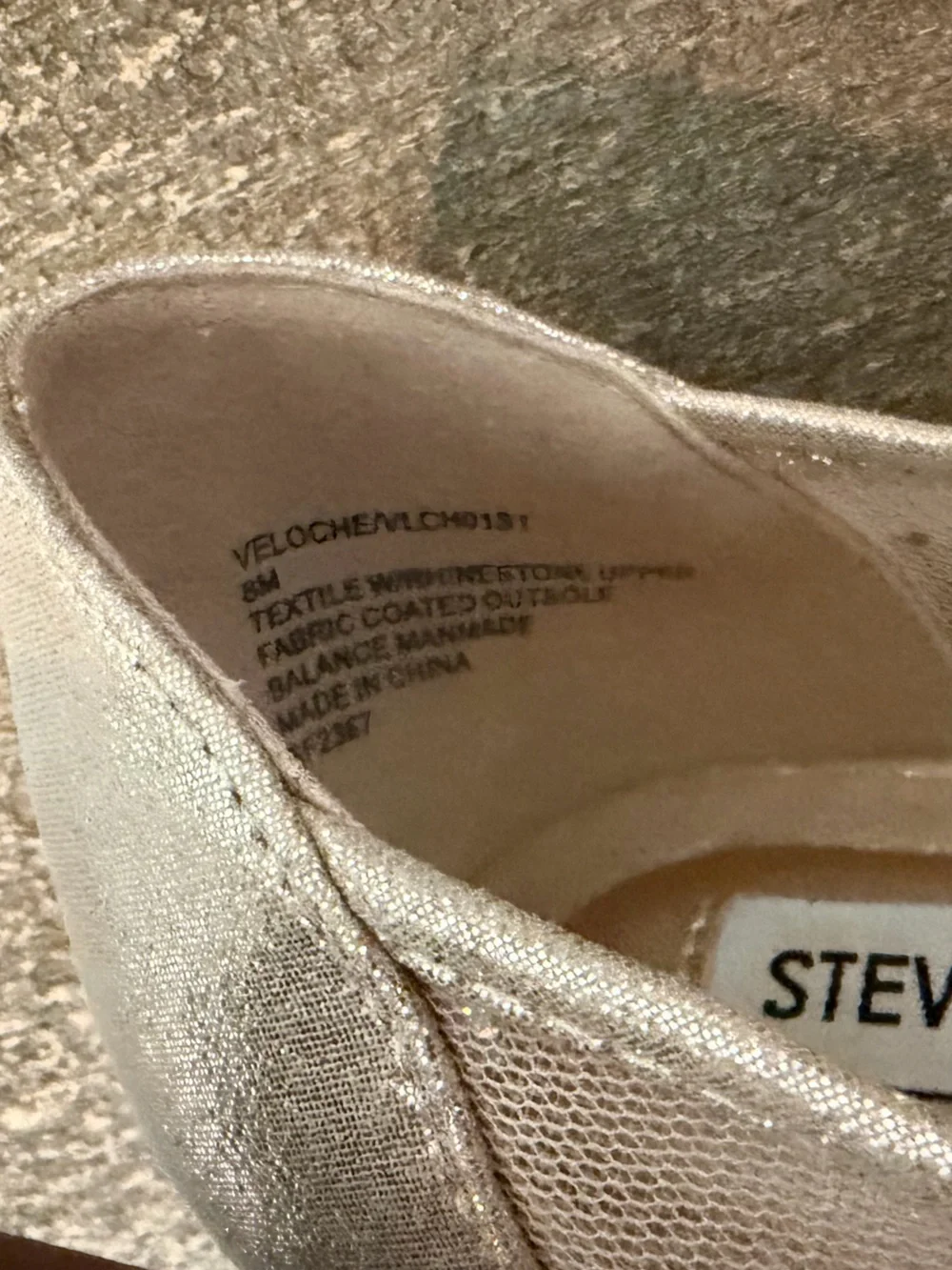Steve Madden Veloche Beaded Flats Size 8